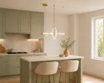 Glass Orb Halo LED Linear Pendant Light | Modern Luxury Lighting - Image 6