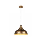 Industrial Dome Pendant Light | Vintage Metal Hanging Lamp