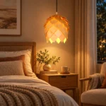 Wooden Pinecone Pendant Light | Nordic Natural Wood Lamp - Image 6