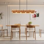Modern Disc Glass Linear Pendant Light | Luxury Lighting - Image 5