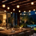 Outdoor Globe String Lights | Warm White Patio LED Lights - Image 5