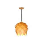 Wooden Pinecone Pendant Light | Nordic Natural Wood Lamp