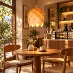 Wooden Pinecone Pendant Light | Nordic Natural Wood Lamp - Image 5