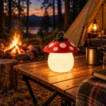 Rechargeable Mushroom Lantern | Portable Outdoor LED Light - Image 2
