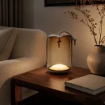 Portable Glass LED Lantern | Modern Outdoor Ambient Light - Image 5