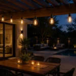 Outdoor LED String Light | Vintage Edison Patio Lighting - Image 2