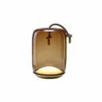 Portable Glass LED Lantern | Modern Outdoor Ambient Light