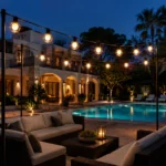 Outdoor Globe String Lights | Warm White Patio LED Lights - Image 2