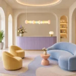 Macaron Glass Linear Pendant Light | Modern Colorful LED Lighting - Image 4