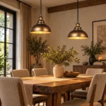 Industrial Dome Pendant Light | Vintage Metal Hanging Lamp - Image 6