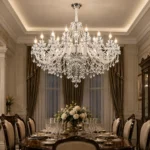 Palace Luxury K9 Crystal Chandelier – European Chrome Multi-Light Chandelier - Image 4
