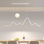 Moon Wave LED Linear Pendant Light | Modern Minimalist Lighting - Image 5