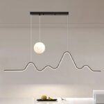 Moon Wave LED Linear Pendant Light | Modern Minimalist Lighting - Image 3