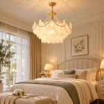 Pearl Shell Glass Chandelier | French Luxury Lighting - Image 3