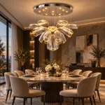 Bloom Glass Petal Chandelier | Modern Luxury Lighting - Image 5