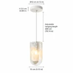 Modern Cloud Glass Chandelier | Luxury LED Pendant Light - Image 8