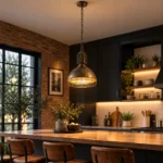 Vintage Industrial Pendant Light | Warehouse Metal Lamp - Image 2