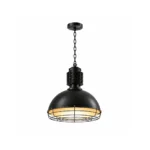 Vintage Industrial Pendant Light | Warehouse Metal Lamp