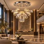 Bloom Glass Petal Chandelier | Modern Luxury Lighting - Image 2