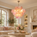 Art Glass Disc Chandelier | Modern Luxury Lighting - Image 3