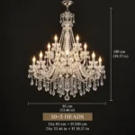 Luxury K9 Crystal Staircase Chandelier | European Style - Image 7