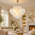 Art Glass Disc Chandelier | Modern Luxury Lighting - Image 6