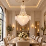 Luxury Glass Leaf Crystal Chandelier | French Lighting - Image 3