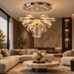 Bloom Glass Petal Chandelier | Modern Luxury Lighting - Image 3