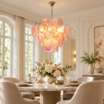 Art Glass Disc Chandelier | Modern Luxury Lighting - Image 8