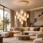 Modern Cloud Glass Chandelier | Luxury LED Pendant Light - Image 5