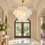 Art Glass Disc Chandelier | Modern Luxury Lighting - Image 5