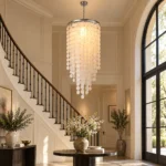 Cascading Shell Disc Chandelier | Modern Luxury Lighting - Image 3