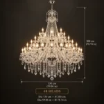 Luxury K9 Crystal Staircase Chandelier | European Style - Image 8