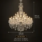 Luxury K9 Crystal Staircase Chandelier | European Style - Image 6