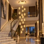 Crystal Glass Staircase Chandelier | Modern Luxury LED - Image 3