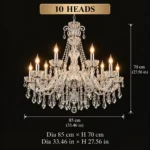 Luxury K9 Crystal Staircase Chandelier | European Style - Image 9