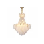 Luxury Glass Leaf Crystal Chandelier | French Lighting